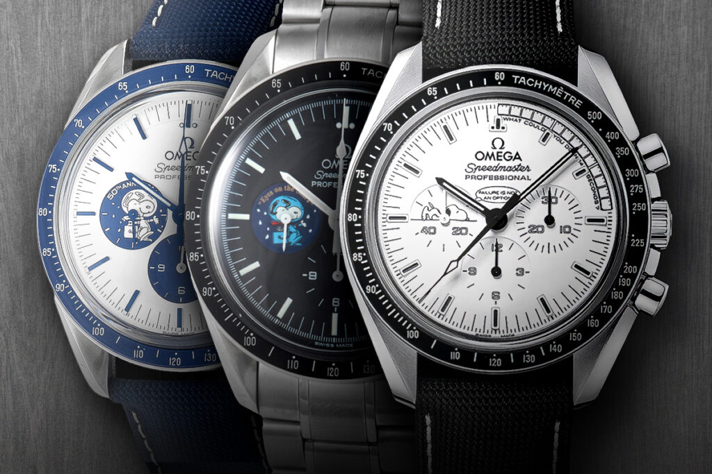 All 3 Omega Snoopy watches